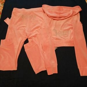 Juicy Couture Pink Velour Suit